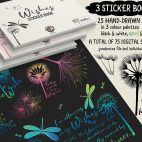 wishes stickers for goodnotes