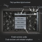 hyperlinked notebook for goodnotes, wishes law of attraction digital notebook black and white, law of attraction digital notebook, dandelion wishes digital notebook, law of attraction digital journal, digital graphique