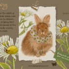daisies clip art, vintage spring bunnies and daisies clip art collection, daisies clip art, digital clip art, bunny clip art, easter bunny clip art, vintage flowers digital clipart, digital graphique, lesley smitheringale