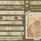 digital washi tape, digital scrapbooking resources, bunny scrapbooking clip art, vintage spring bunnies and daisies clip art collection, daisies clip art, digital clip art, bunny clip art, easter bunny clip art, vintage flowers digital clipart, digital graphique, lesley smitheringale
